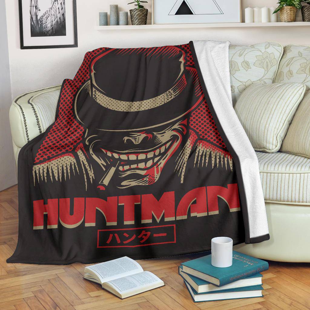 Premium Blanket Huntman Cartoon Japanese Art - Top Content | POD Collection | Free Shipping