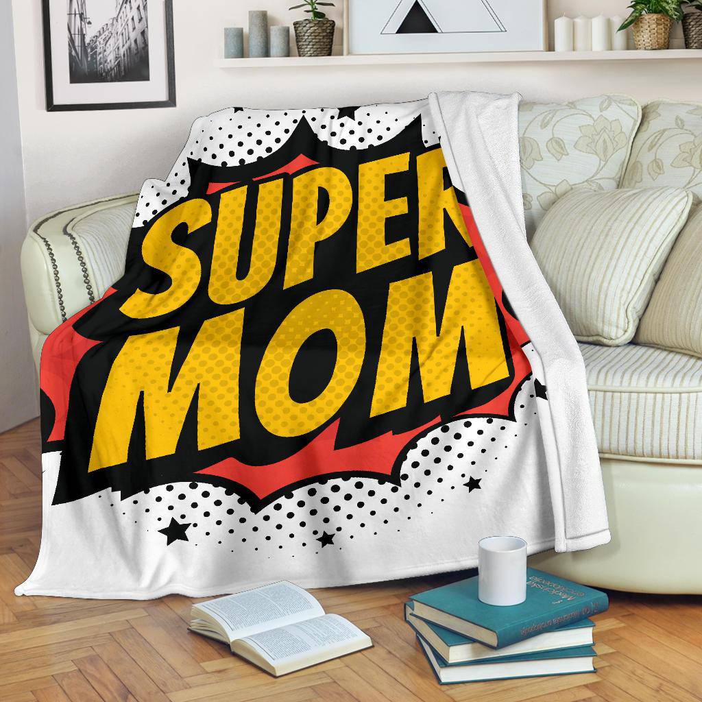 Super Mom Pop Style Gift Premium Blanket - Top Content | POD Collection | Free Shipping