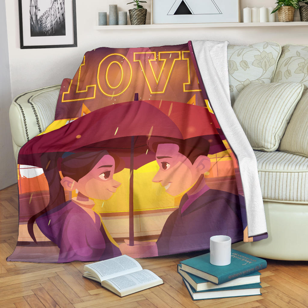 Love Umbrella Blanket