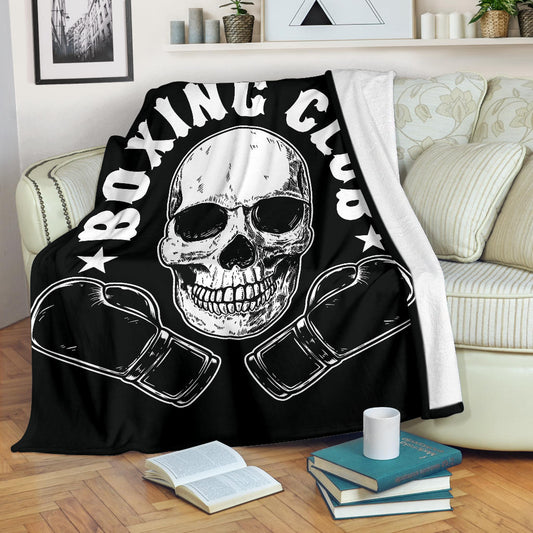 boxing club scull blanket - Top Content | POD Collection | Free Shipping