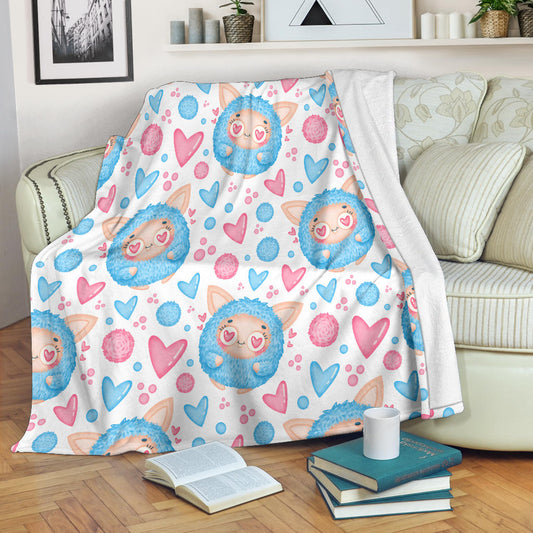 Cute Love Valentine Blanket