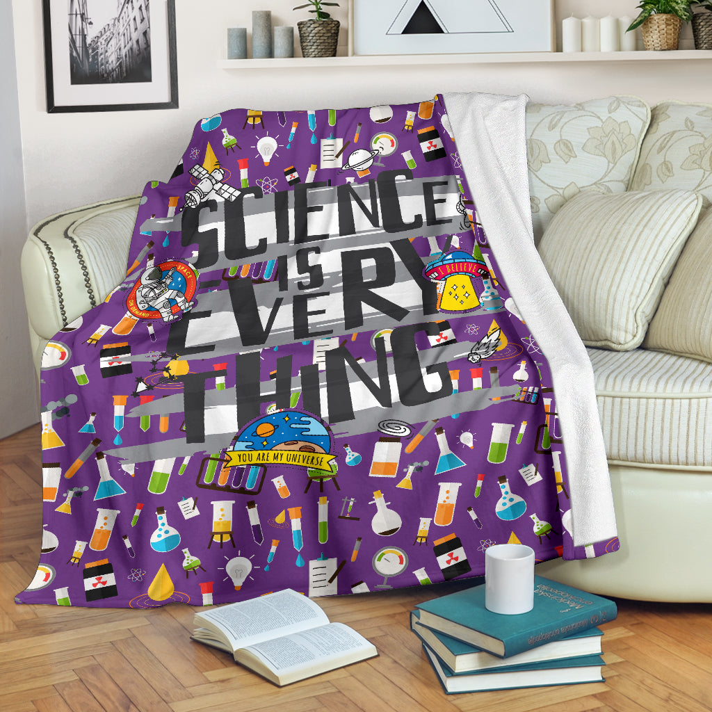 Science Fleece Blanket