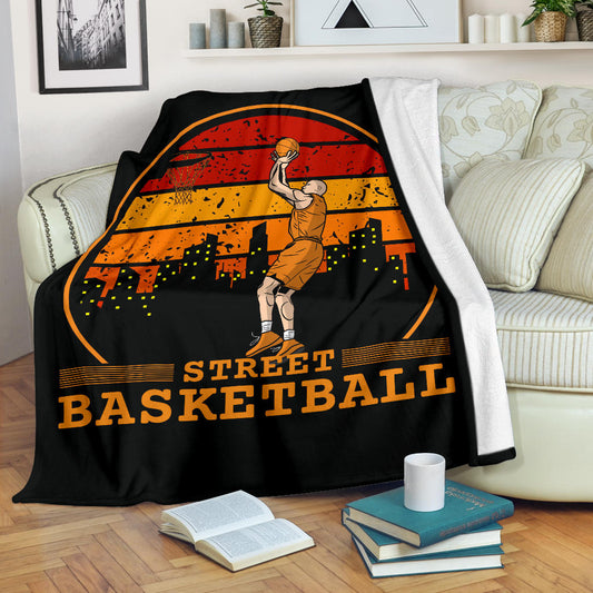 street basketball retro blanket - Top Content | POD Collection | Free Shipping