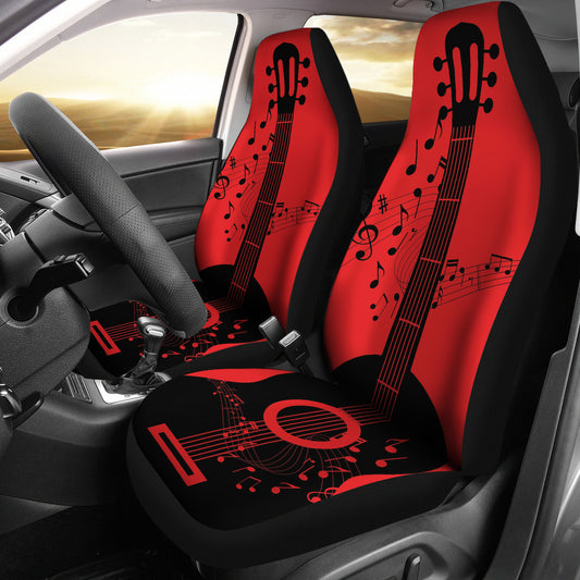 Black II Guitar - Car Seat Cover