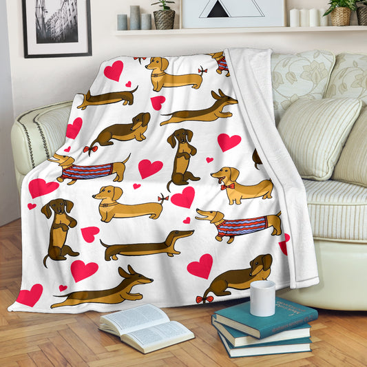 Funny Dachshund Sausage Blanket Sofa For Dog Puppy Lovers