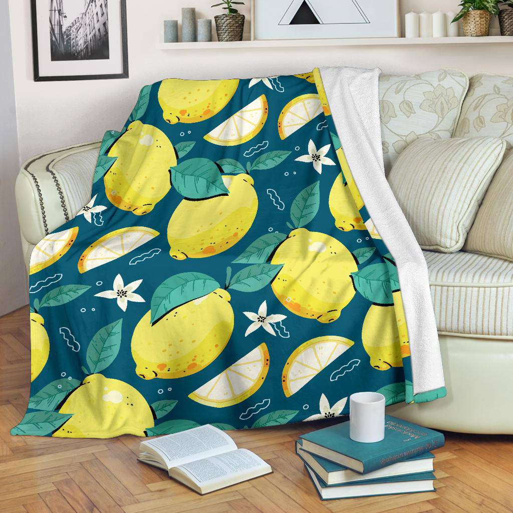 Lemon Citrus Fruit Premium Blanket - Top Content | POD Collection | Free Shipping