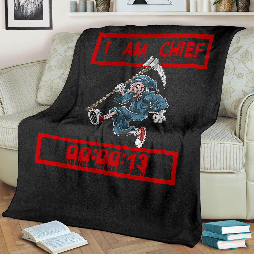 KC 13 Seconds Chiefs Premium Blanket