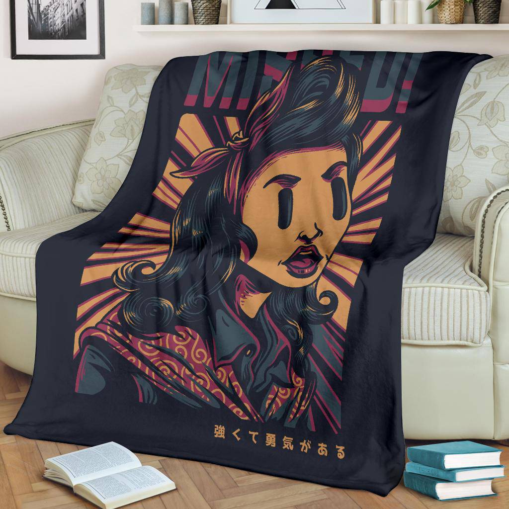 Premium Blanket Cartoon Missed Face Art - Top Content | POD Collection | Free Shipping