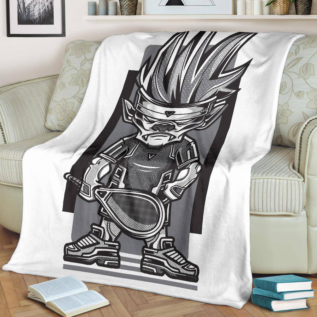 Tennis Game Player Cartoon Premium Blanket - Top Content | POD Collection | Free Shipping