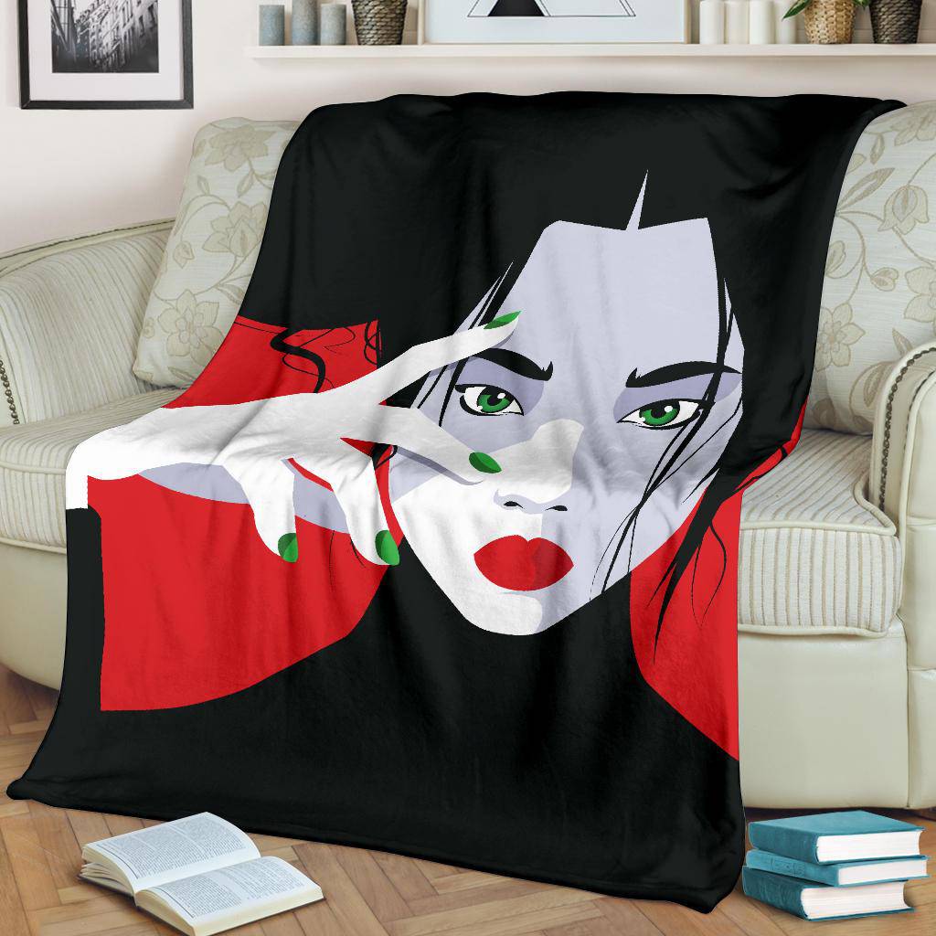 Asian Fashion Woman Cartoon Premium Blanket - Top Content | POD Collection | Free Shipping