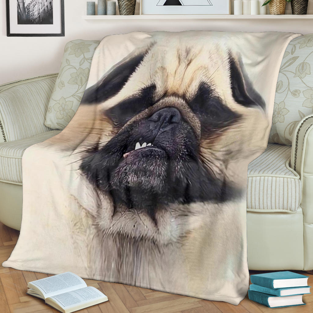 Funny Dog Fleece Blanket