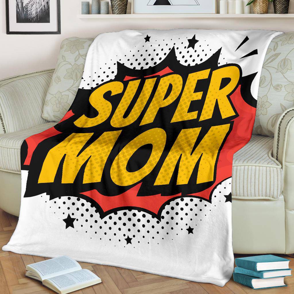 Super Mom Pop Style Gift Premium Blanket - Top Content | POD Collection | Free Shipping