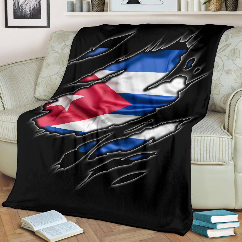 Cuba Flag Premium Blanket - Top Content | POD Collection | Free Shipping