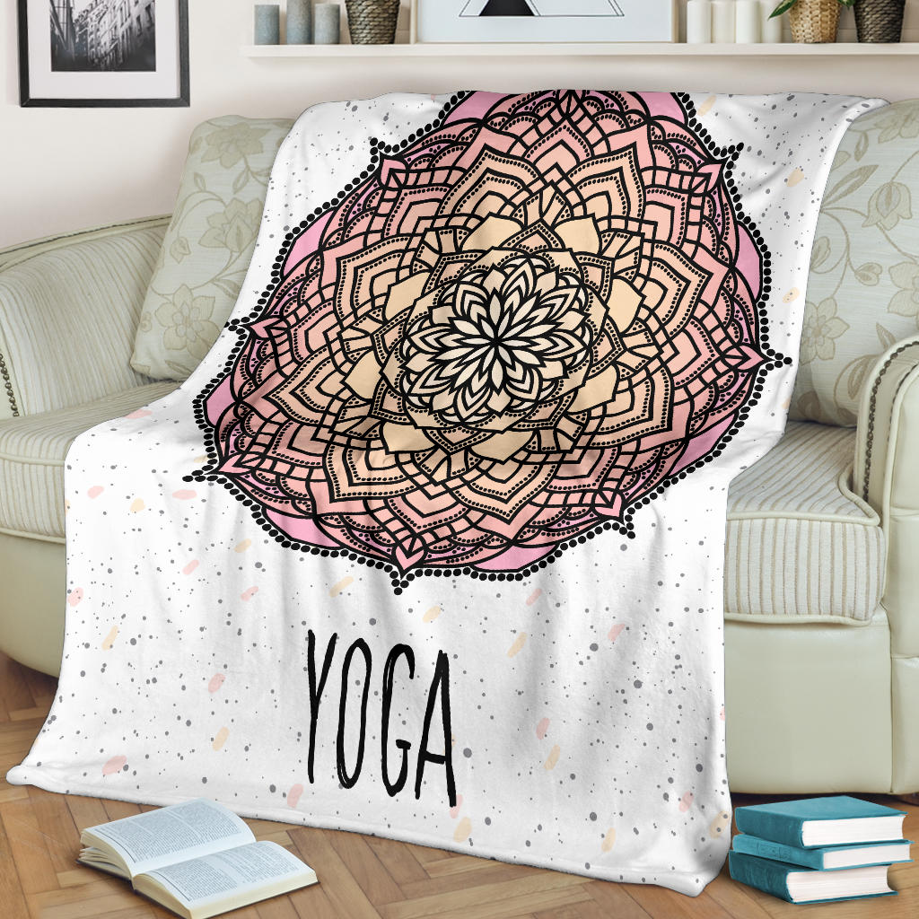 colorful yoga art blanket - Top Content | POD Collection | Free Shipping