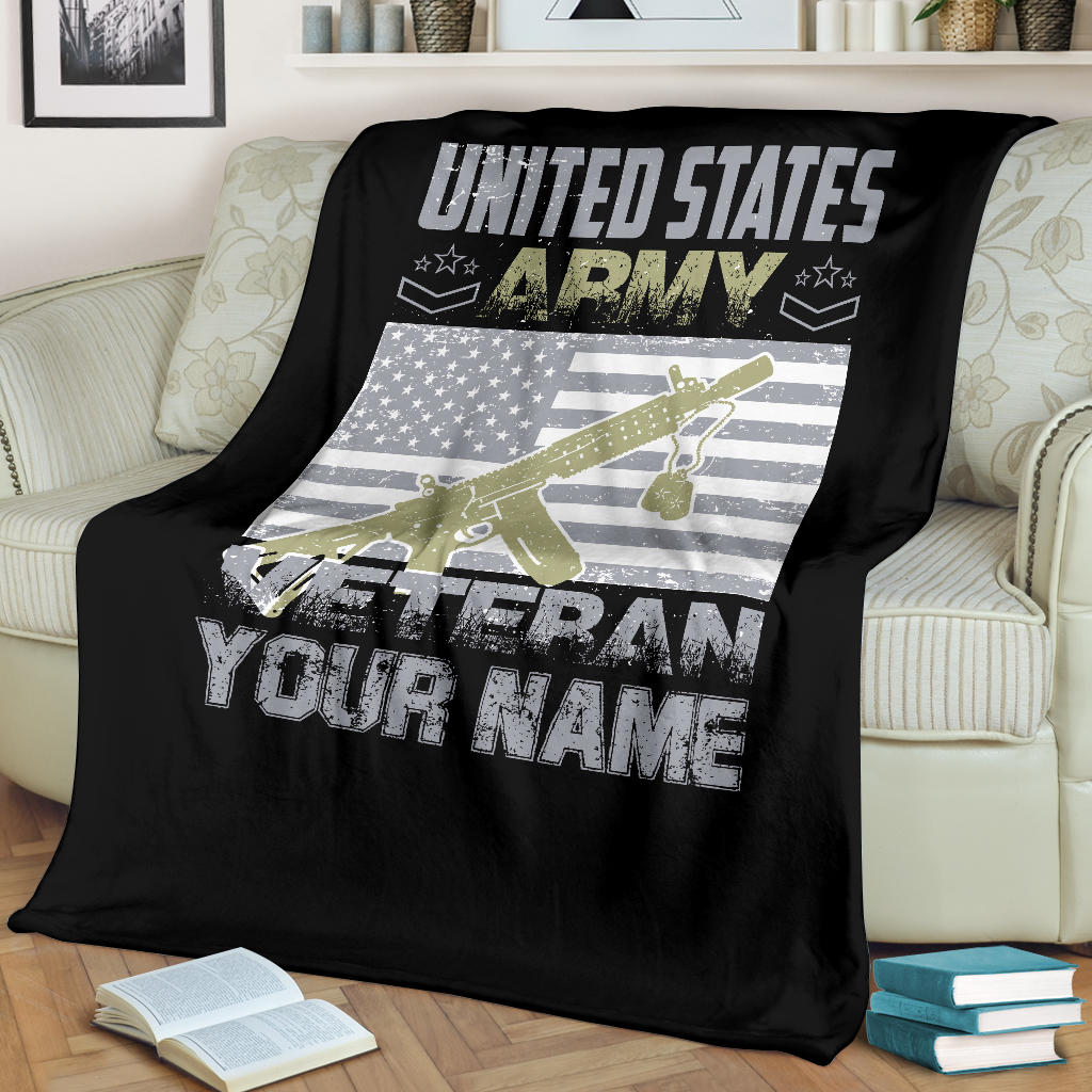 USA Army Veteran Blanket