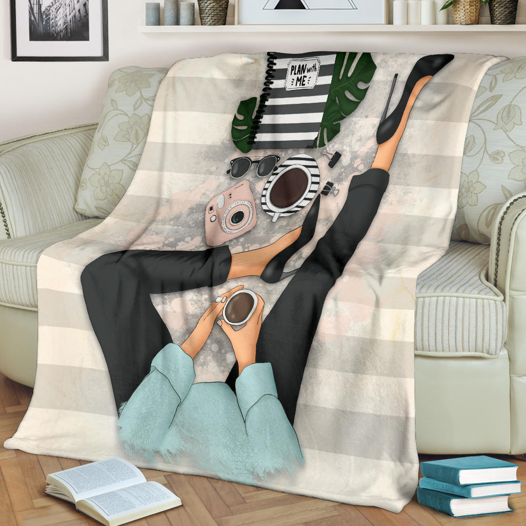 Bloggers Coffee Time Blanket