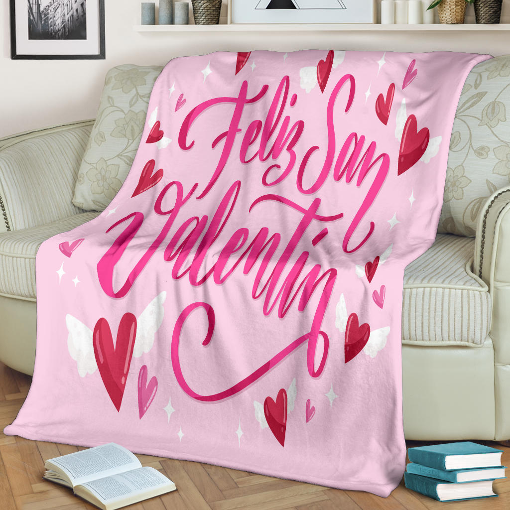 Feliz San Valentin Blanket