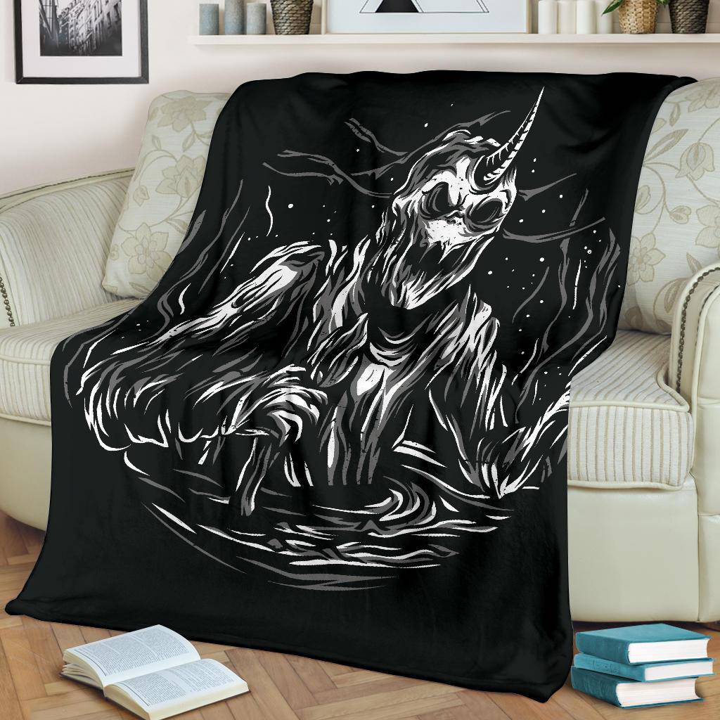 Premium Blanket Slime Monster Horn Cartoon - Top Content | POD Collection | Free Shipping