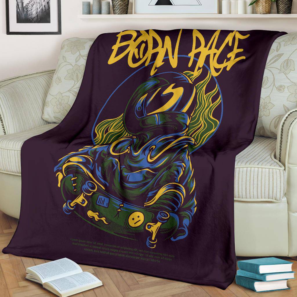 Born Race Style Japanese Art Premium Blanket - Top Content | POD Collection | Free Shipping