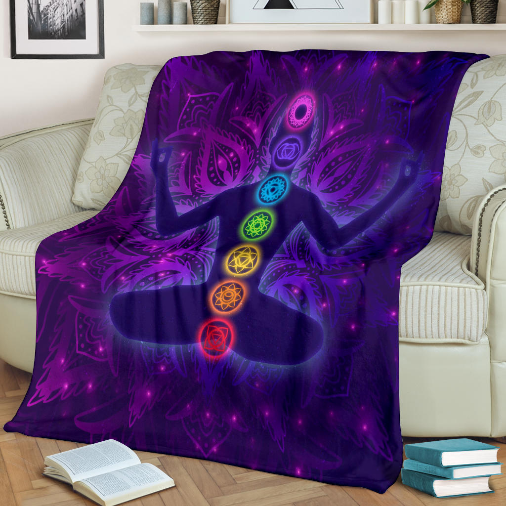 chakras meditation yoga energy blanket - Top Content | POD Collection | Free Shipping