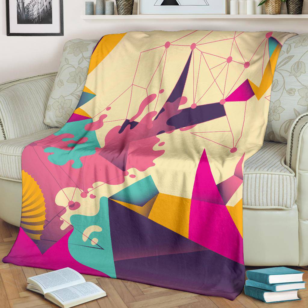 Abstract Art Colorful Paint Premium Blanket - Top Content | POD Collection | Free Shipping