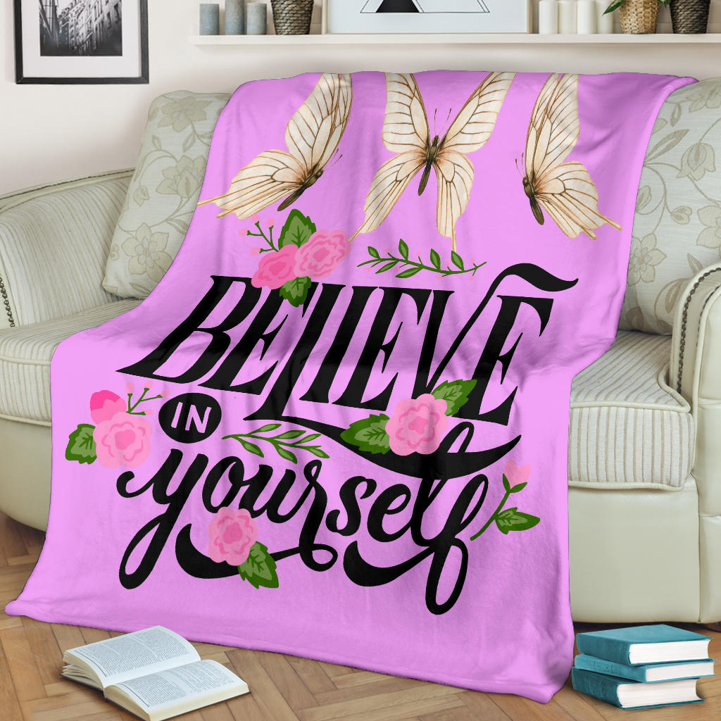 beautiful butterfly pink motivation blanket - Top Content | POD Collection | Free Shipping