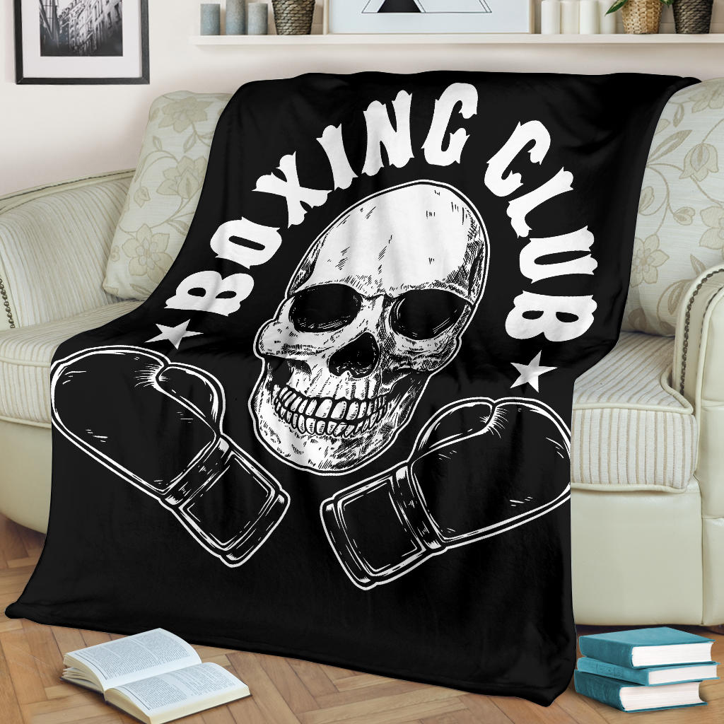 boxing club scull blanket - Top Content | POD Collection | Free Shipping