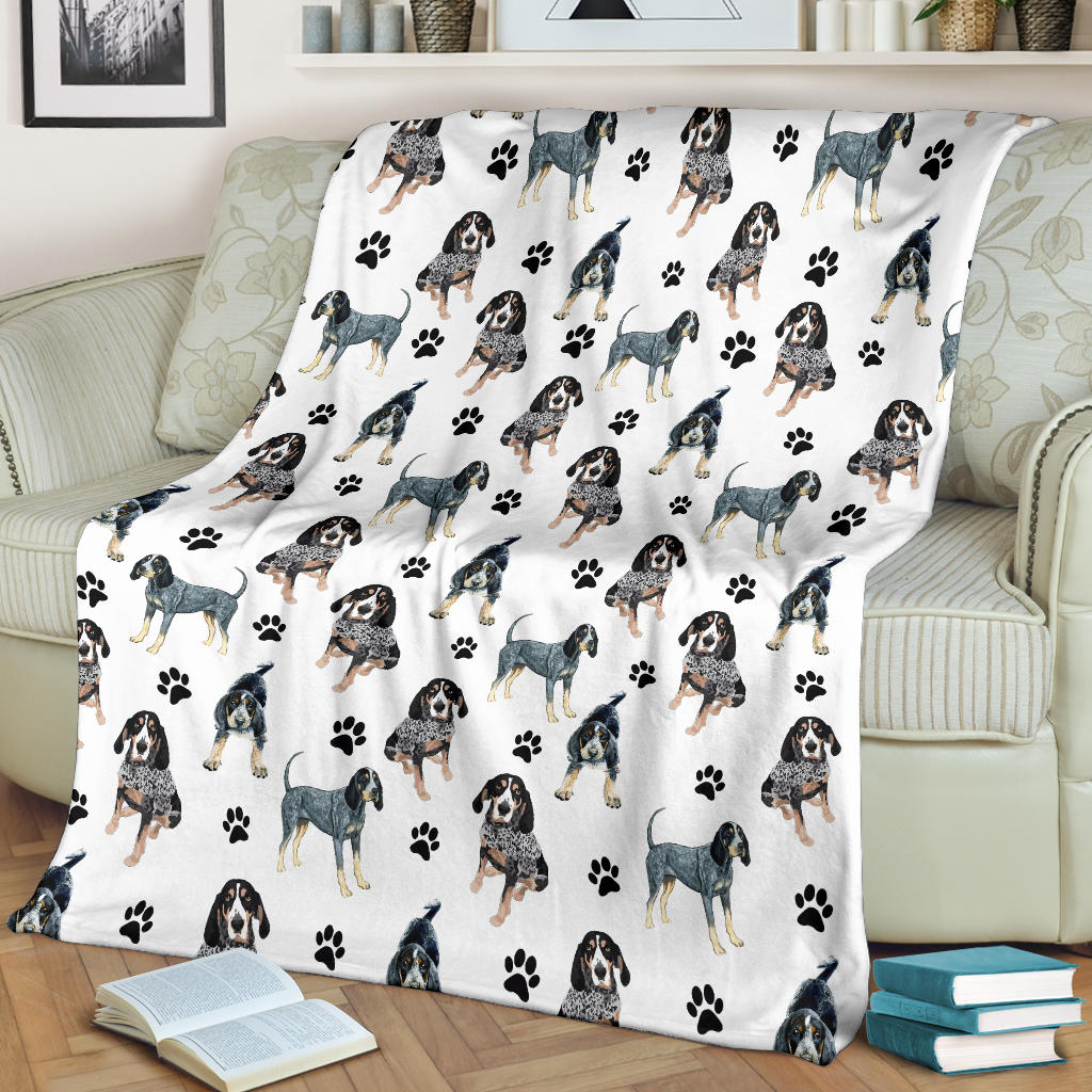 Bluetick Coonhound Paw Blanket