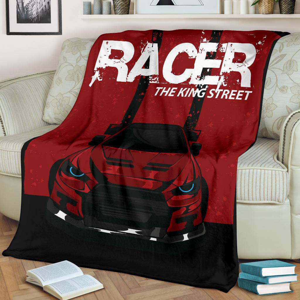 Mean King Street Racer Premium Blanket - Top Content | POD Collection | Free Shipping