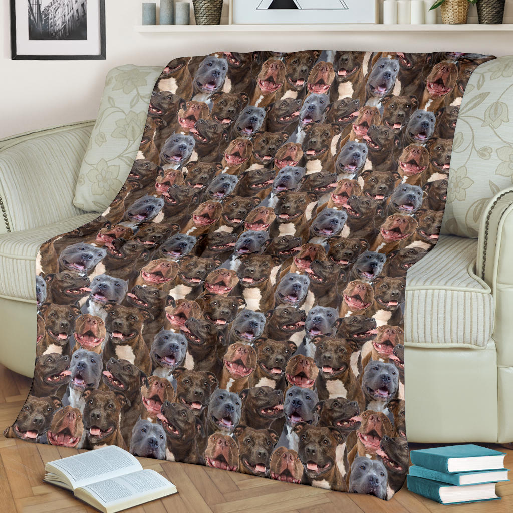 Pitbull Full Face Blanket