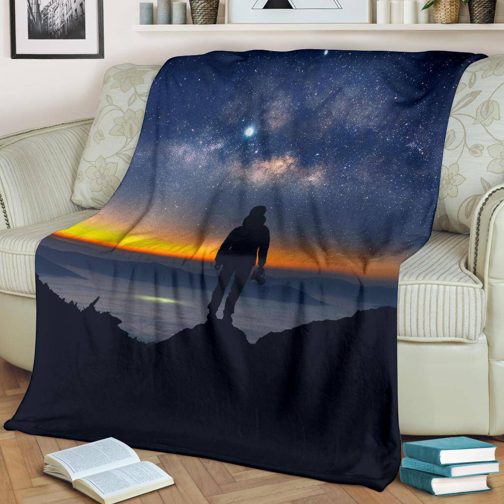 Nightsky Stars Photographer Premium Blanket - Top Content | POD Collection | Free Shipping