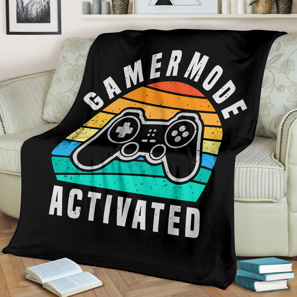 Gamer Mode Activated Blanket