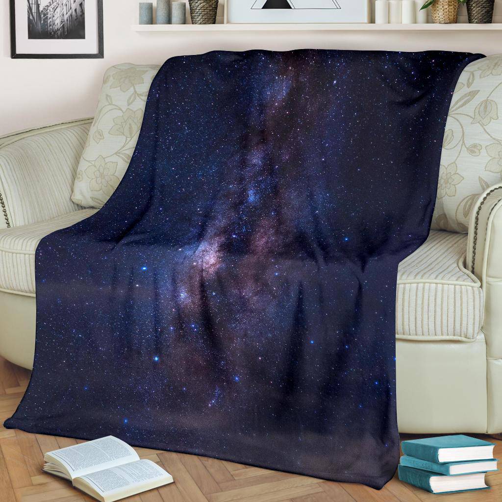 Milky Way Galaxy Stars Premium Blanket - Top Content | POD Collection | Free Shipping