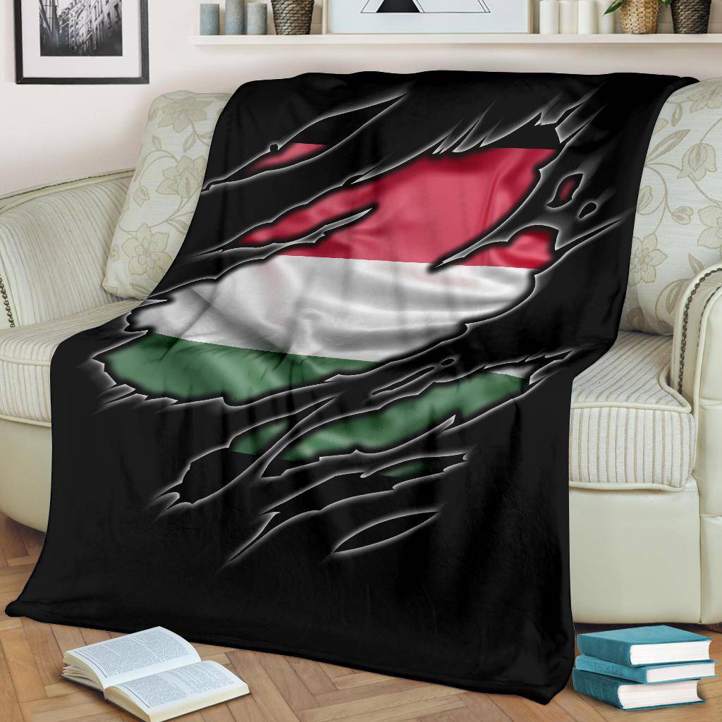 Hungary Flag Premium Blanket - Top Content | POD Collection | Free Shipping