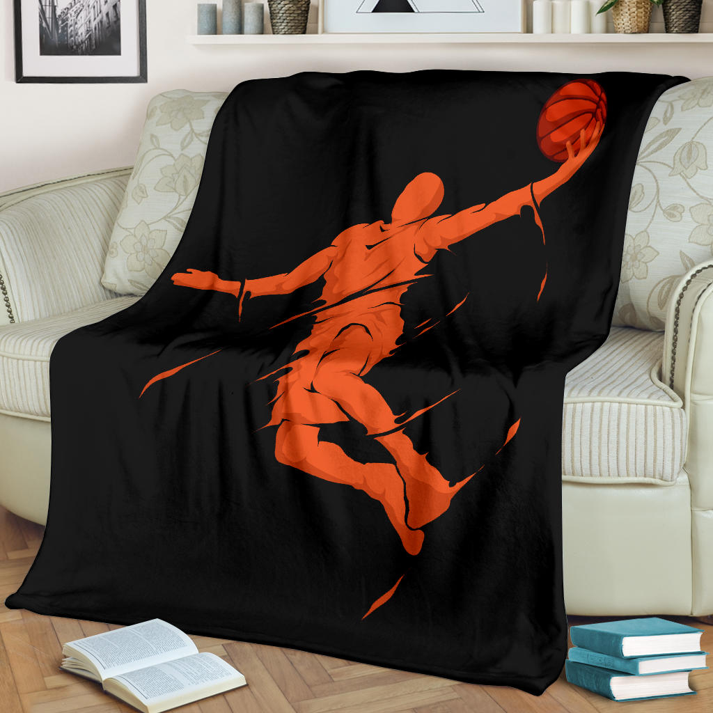 slam dunk jump splash basketball player blanket - Top Content | POD Collection | Free Shipping