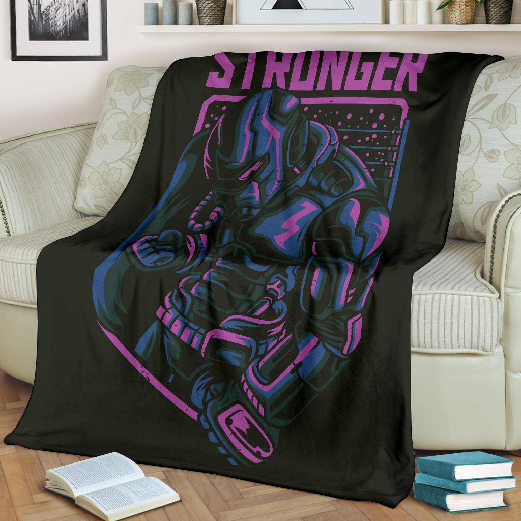 Stronger Robot Japanese Art Premium Blanket - Top Content | POD Collection | Free Shipping