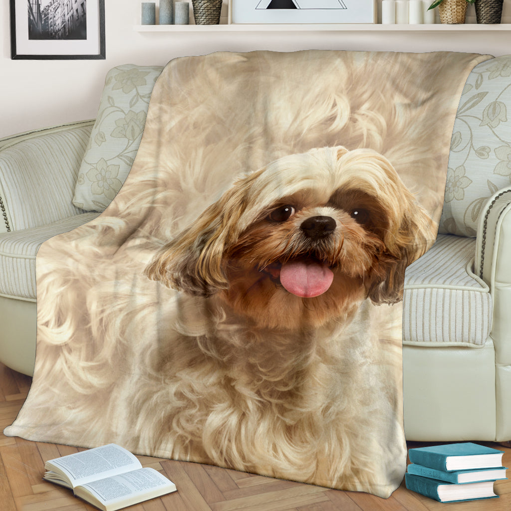 Shih Tzu Hair Blanket