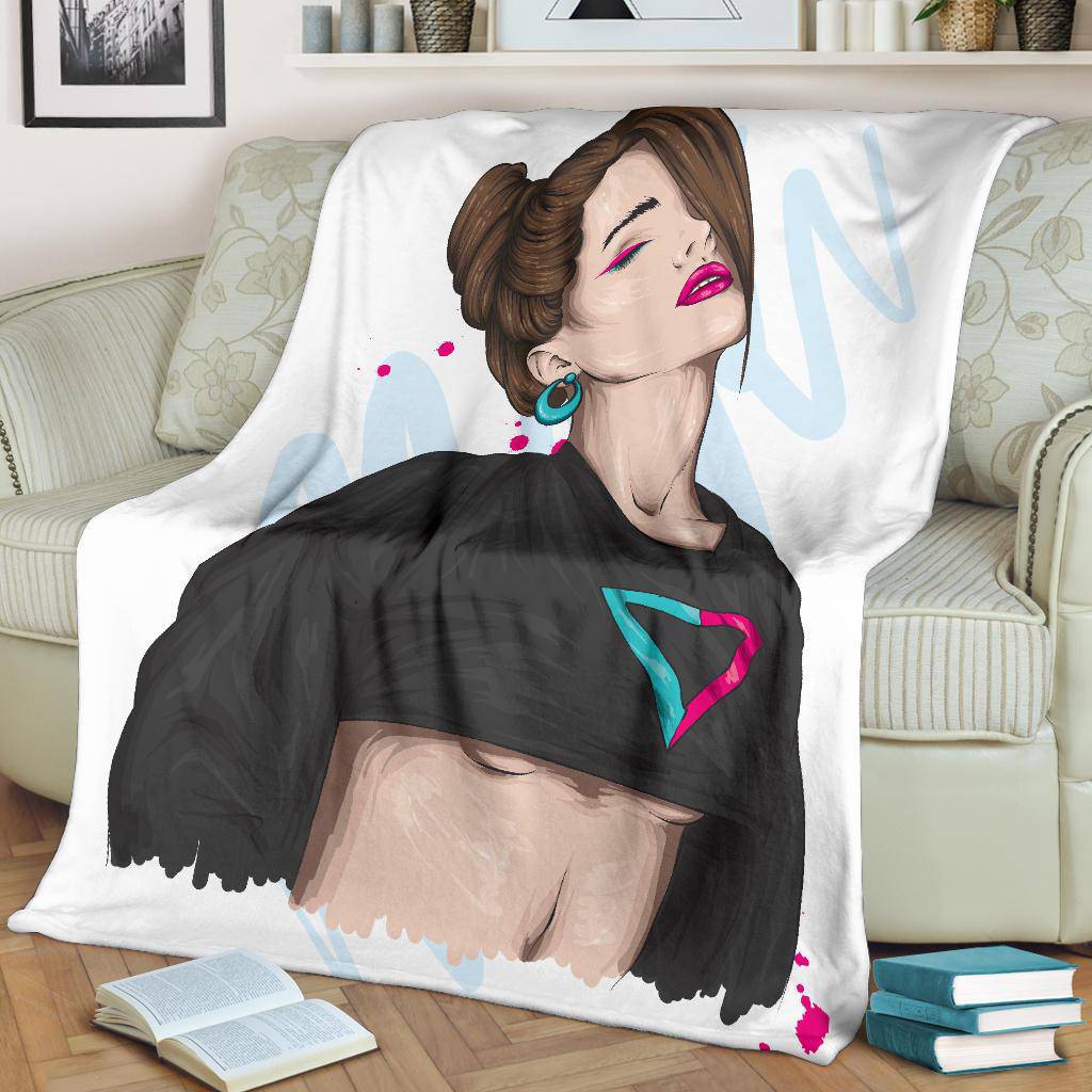 Beautiful Stylish Women Premium Blanket - Top Content | POD Collection | Free Shipping