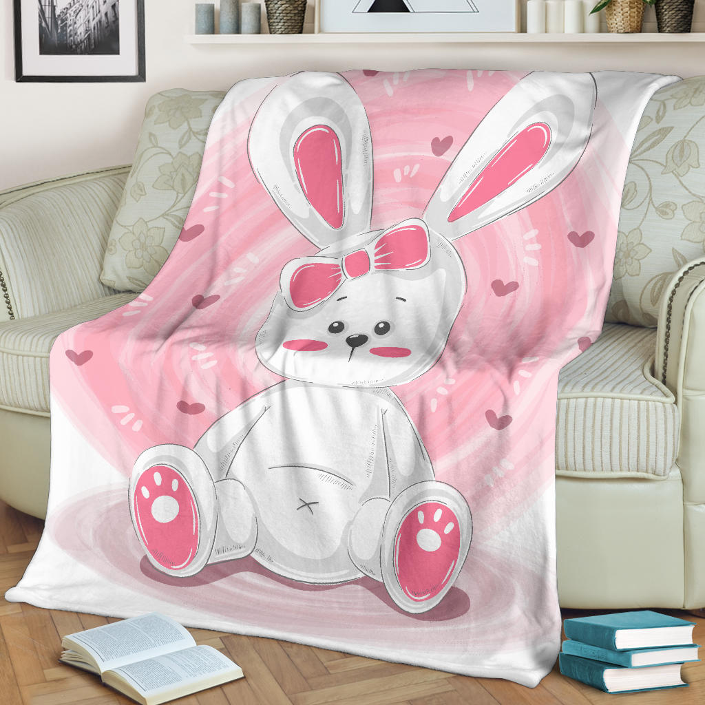 cartoon rabbit cute character blanket - Top Content | POD Collection | Free Shipping