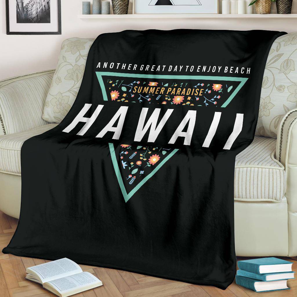 Hawaii Summer Paradise Premium Blanket - Top Content | POD Collection | Free Shipping