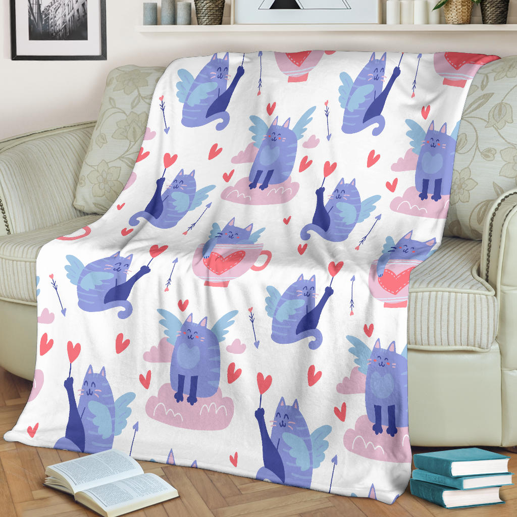 Cat Valentine Love Blanket