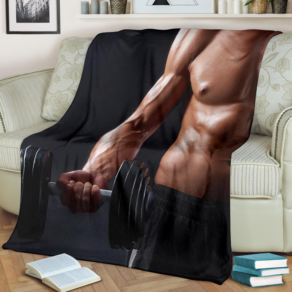 fitness man studio blanket - Top Content | POD Collection | Free Shipping