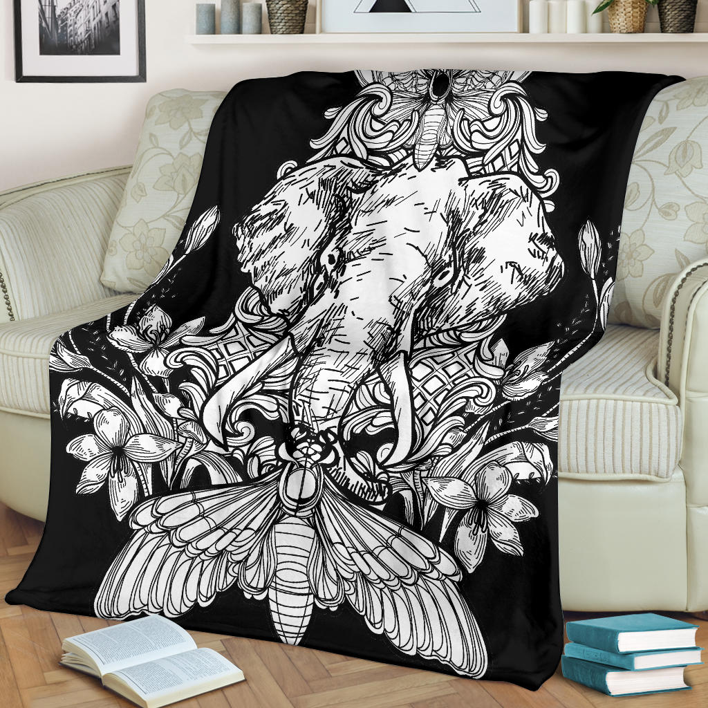 black elephant tattoo blanket - Top Content | POD Collection | Free Shipping