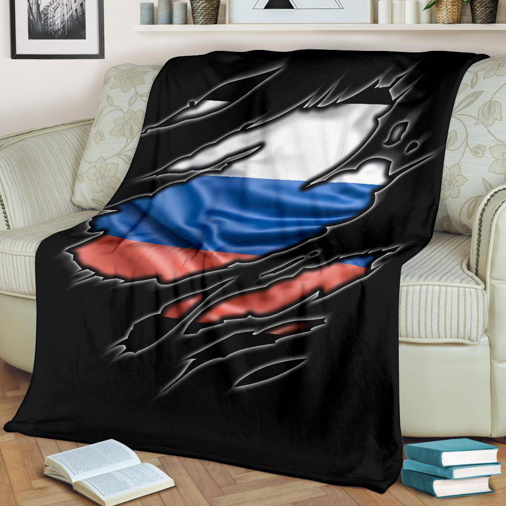 Russia Flag Premium Blanket - Top Content | POD Collection | Free Shipping