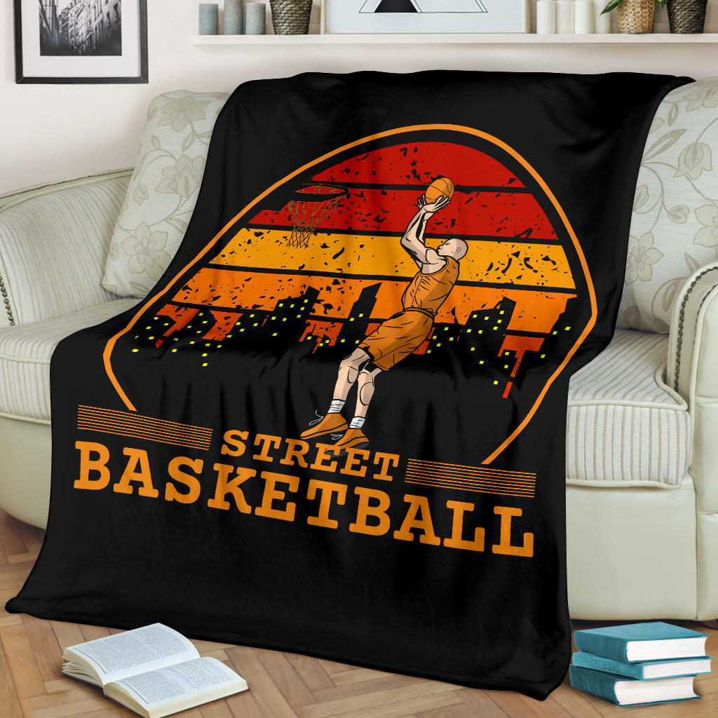 street basketball retro blanket - Top Content | POD Collection | Free Shipping