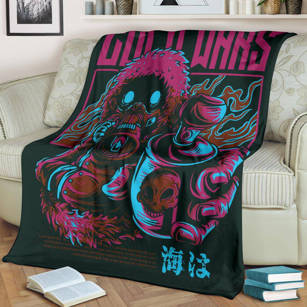 Cold Wars Japanese Art Cartoon Premium Blanket - Top Content | POD Collection | Free Shipping