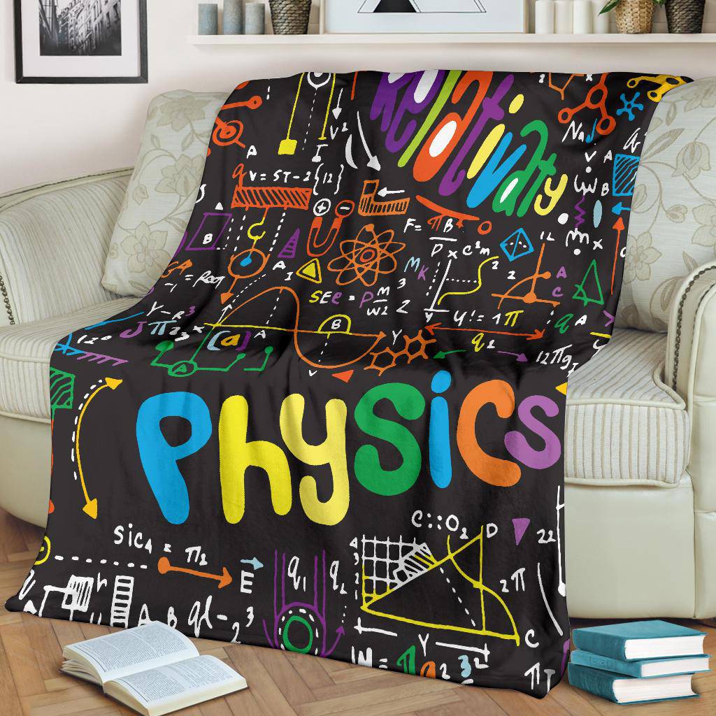 Physical Formulas Science Premium Blanket - Top Content | POD Collection | Free Shipping