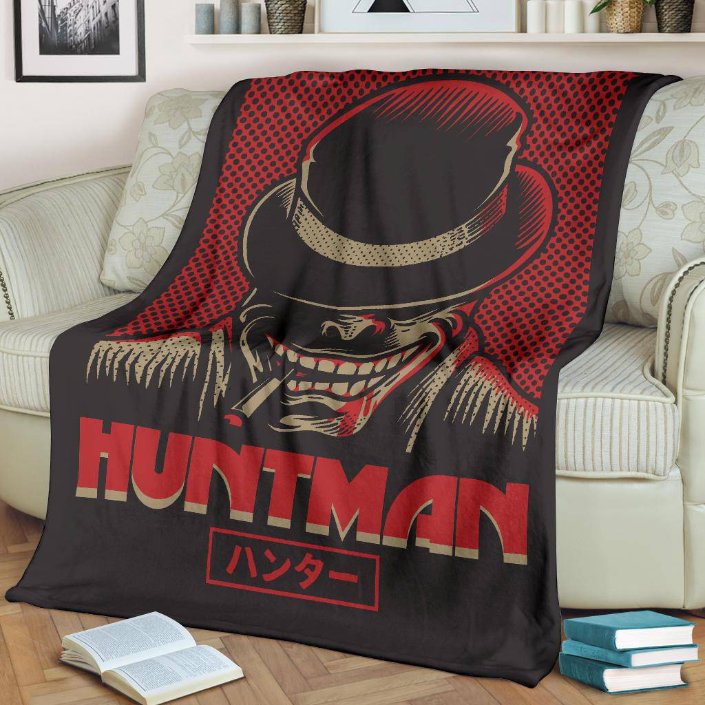 Premium Blanket Huntman Cartoon Japanese Art - Top Content | POD Collection | Free Shipping