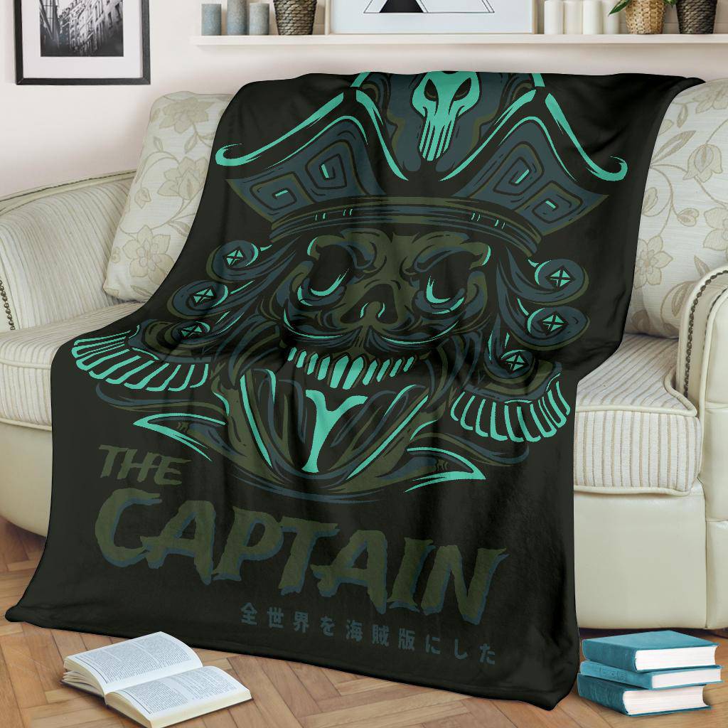 The Skull Captain Sailors Cartoon Premium Blanket - Top Content | POD Collection | Free Shipping