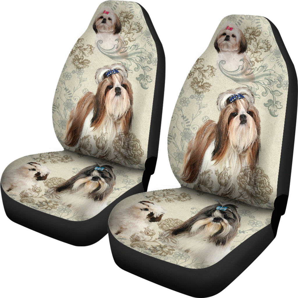 Shih Tzu Car Seat Covers (Set of 2)